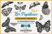 Les Papillons No 1, an Animal Illustration by French Kiss Collections (Thumbnail 1 of 7)