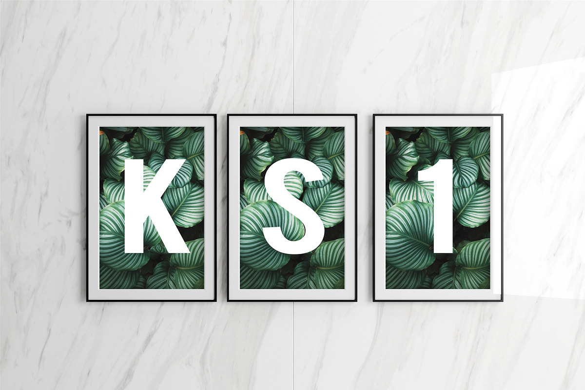 Triple Poster Frame, a Product Mockup by Graphictwister