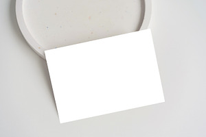 Business Card Mock Up. Name Card
