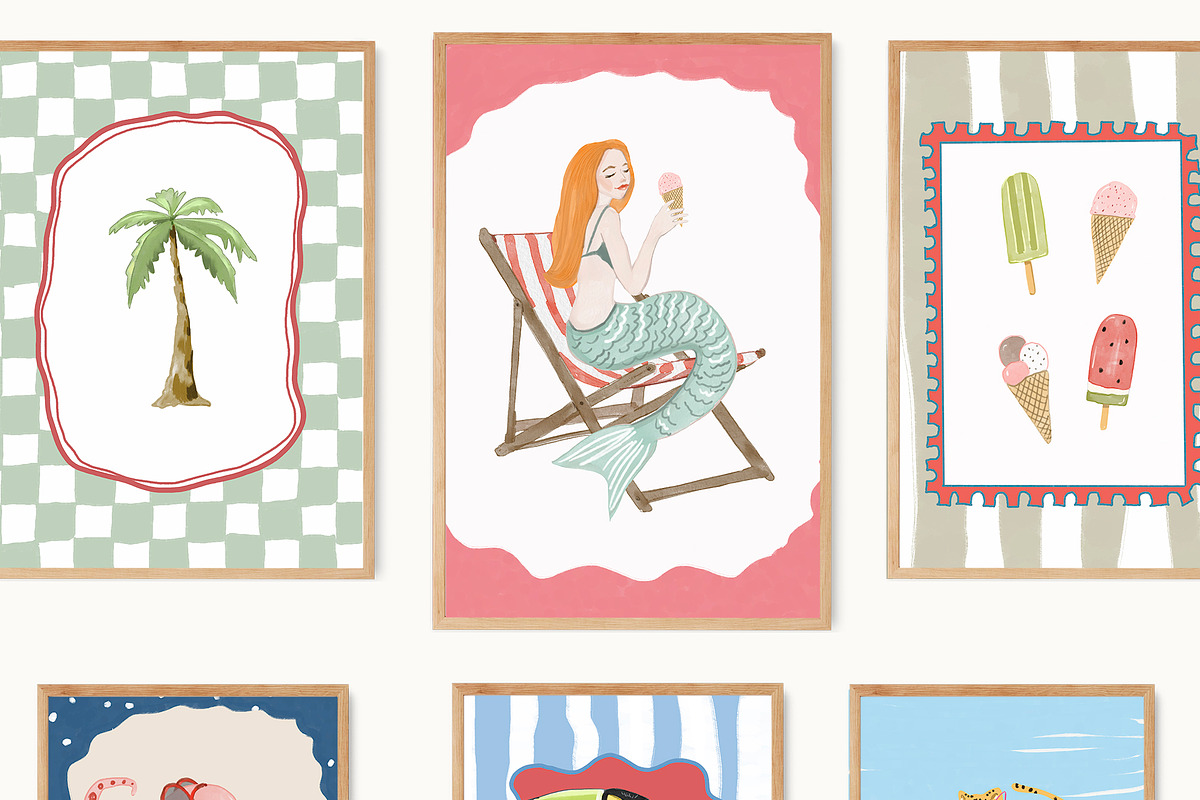 Nursery Wall Art Prints Bundle, a Background Graphic by Artemsky (Photo 9 of 19)