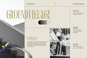 Ground Village Typeface, a Sans Serif Font by alit design (Thumbnail 2 of 17)