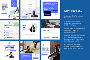 Law Social Media Templates