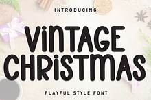 Vintage Christmas | Script Font