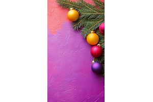 Colorful Christmas ornaments on pine, a Holiday Photo by Lermont51