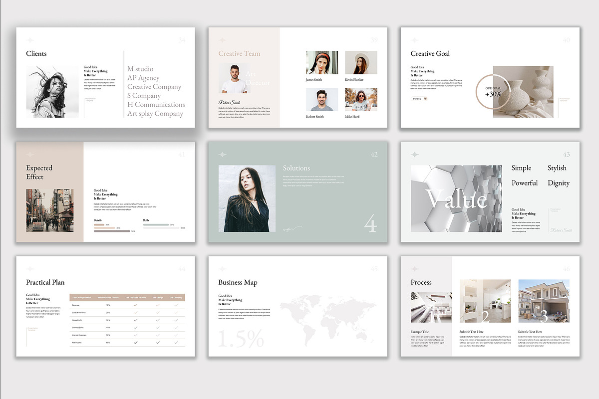 Neutral Presentation Template, a Presentation Template by Pradaxa (Photo 12 of 12)