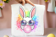 Retro Easter Bunny PNG, an Illustration by DreamArtGraphic (Thumbnail 3 of 4)