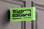 Signboard Horizontal Mock-up, an Advertising Mockup by zippypixelstudio (Thumbnail 9 of 13)