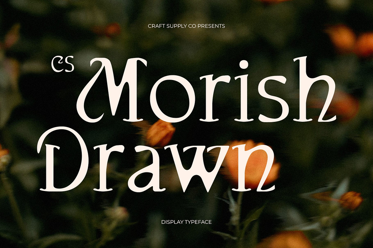 CS Morish Drawn, a Serif Font by Craft Supply Co. (Photo 1 of 8)