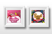 Candy Sweets Social Media Banners, a Social Media Template by Leo Edition (Thumbnail 4 of 4)