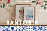 SANTORINI Wedding Aesthetic, a Decorative Illustration by Catch the Dream Art (Thumbnail 1 of 18)