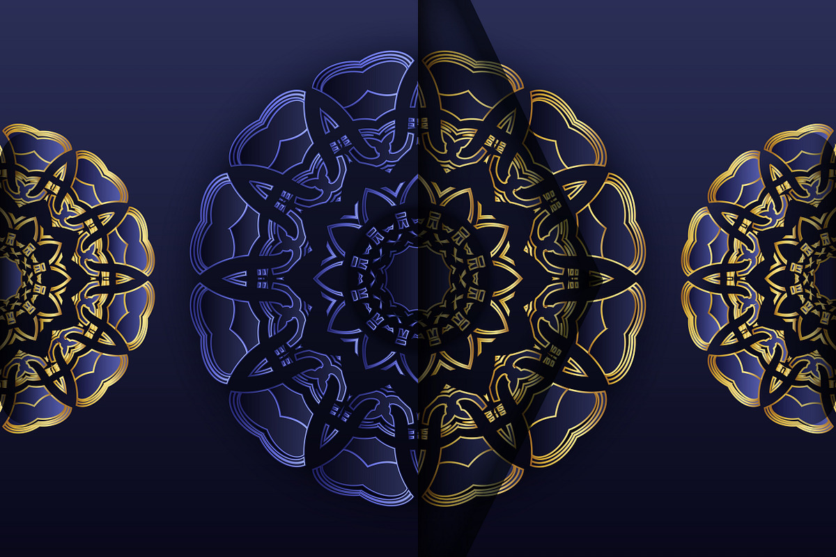 Mandala Oriental Floral art Bundle, a Background Graphic by NJ Himel (Photo 52 of 97)