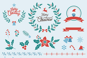 Illustration Set Of Christmas