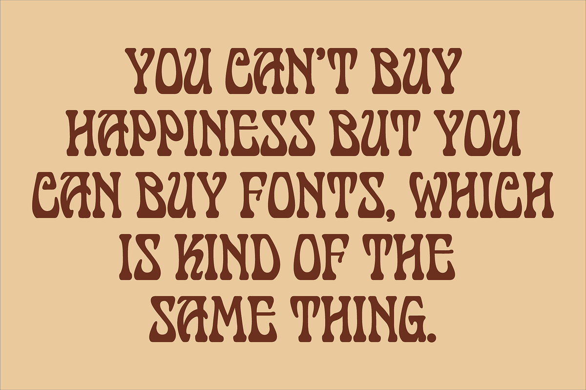 Display Art One Font, a Font by GG Design (Photo 10 of 10)