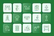 Success Icon Art Set, an Outline Icon by Prosymbols (Thumbnail 5 of 7)