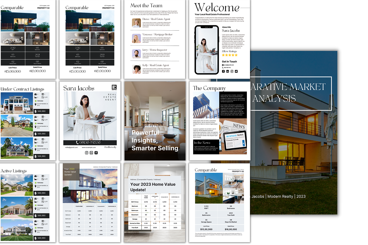 Real Estate CMA Template, a Templates & Theme by Modernastic - Canva (Photo 7 of 11)