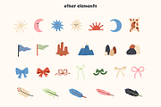 Sweet Western Collection. Vector, an Object Illustration by Digitaliya (Thumbnail 6 of 10)