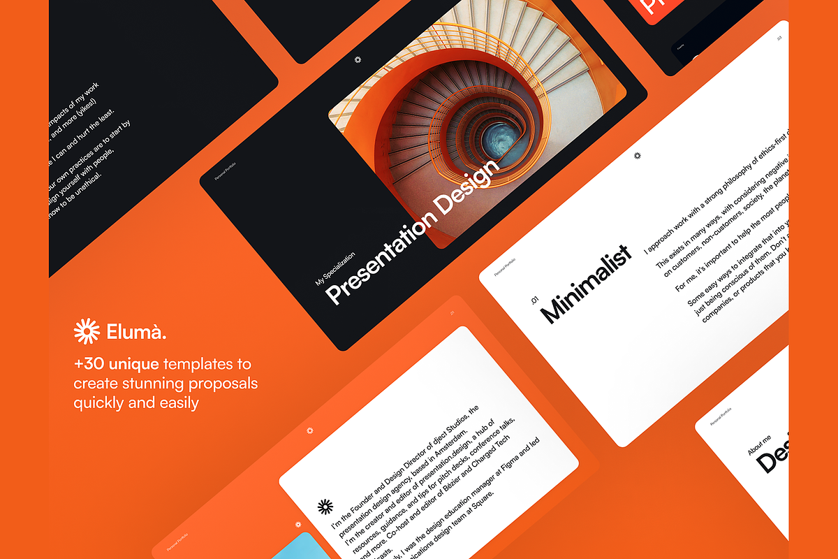 Eluma Portfolio Presentation, a Presentation Template by DjectStudio (Photo 2 of 4)