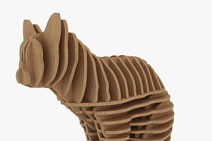 3D Jigsaw Puzzle Cat1, a Furniture 3D Model by akerStudio
