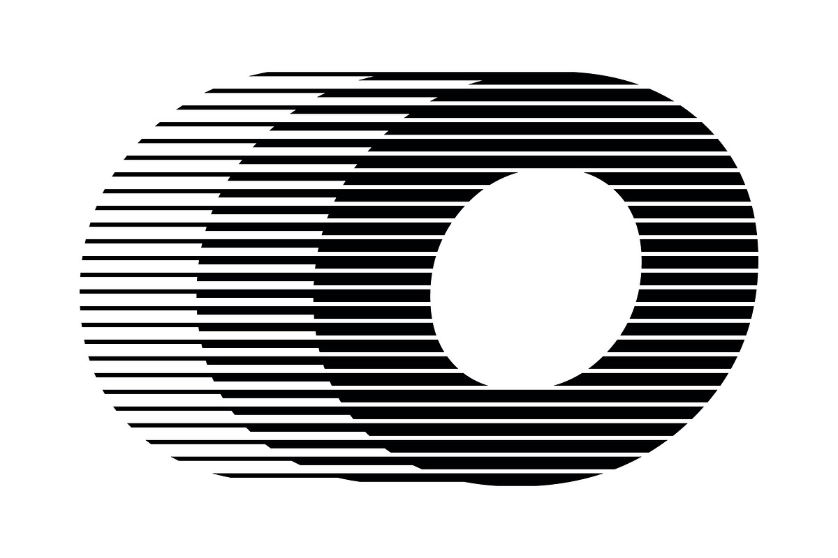 Letter O speed motion lines logo, a Branding & Logo Template by Leksono (Photo 1 of 2)