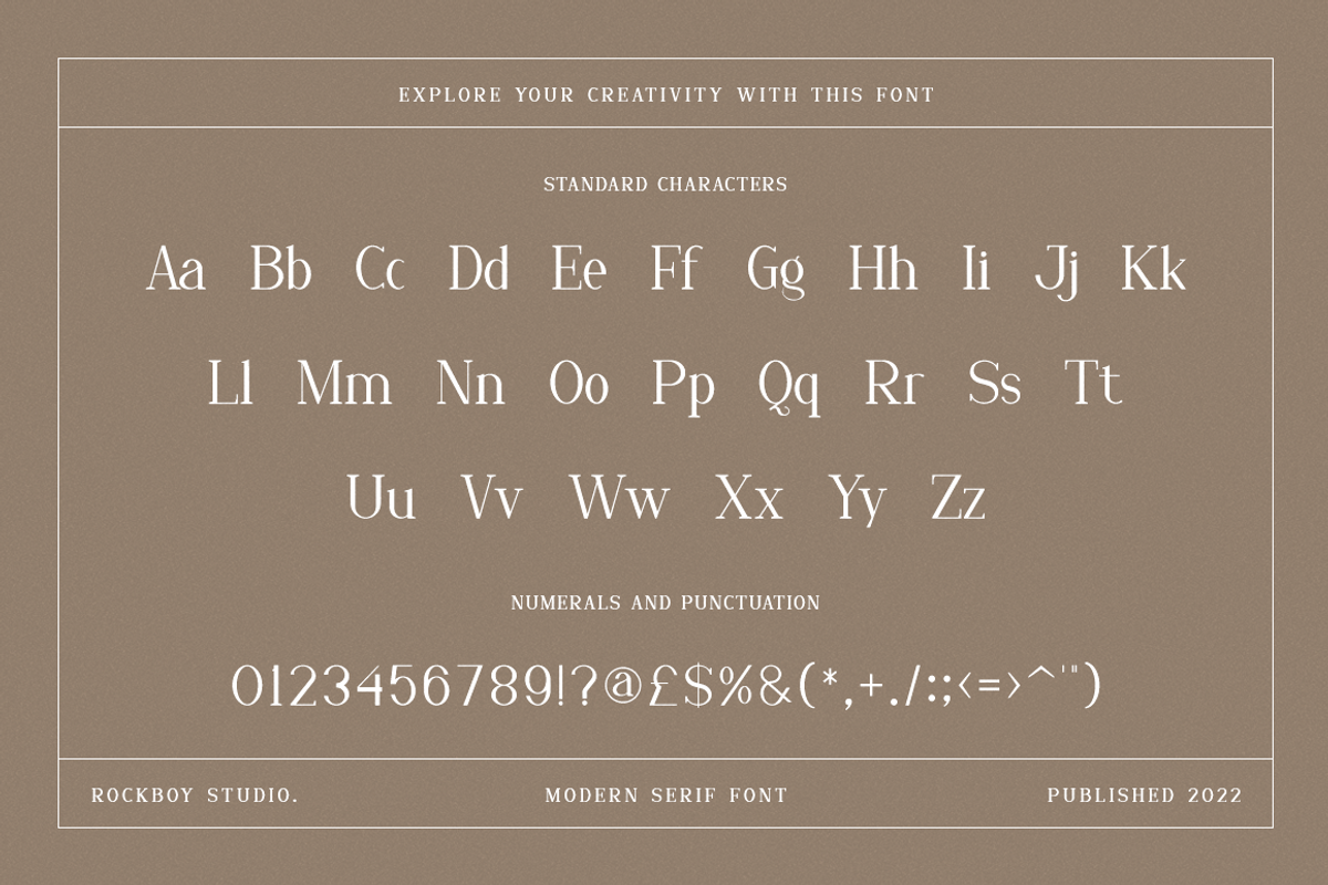 Coherence - Fashion Font, a Serif Font by RockboyStd (Photo 9 of 12)
