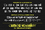 Chaos Reality – Experimental Font, a Handwritten Font by shineink.designlab (Thumbnail 11 of 12)