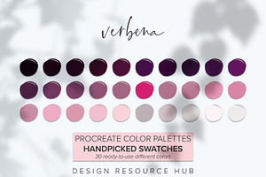 Verbena Procreate Palette