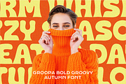 Groopa Bold Groovy Autumn Font, a Font by PutraCetol Studio (Thumbnail 3 of 5)