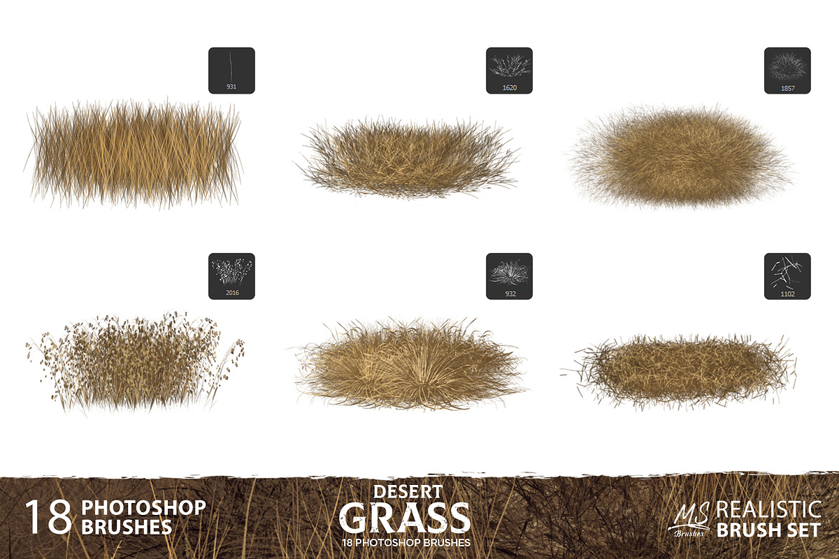 Dynamic Desert Grass Brushes, a Brush Add-On by Mohamed Saber (Photo 4 of 6)