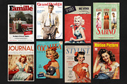 50's Magazine Cover Templates, a Magazine Template by Studio Dusk (Thumbnail 5 of 14)