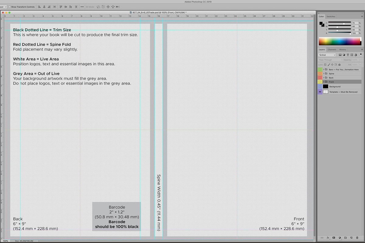 Customizable Book Cover Template 13, a Brochure Template by Olga Begak Art & Design (Photo 4 of 8)