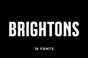 BRIGHTONS - A Powerful Sans Serif, a Sans Serif Font by Umitype (Thumbnail 1 of 9)
