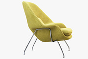 Womb Chair and Ottoman 3d model, a Furniture 3D Model by 3dmitruk (Thumbnail 7 of 15)