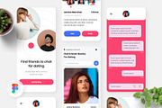 Malming - Dating Design App, an UI Kit Template by Panen Creative (Thumbnail 1 of 3)