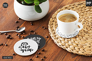 Round Coasters Mock-ups Set, a Cups & Container Mockup by Mocca Mockups Store (Thumbnail 11 of 24)