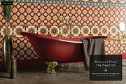 20 Square Tile Block Prints, a Decorative Illustration by Artifactory Studios (Thumbnail 2 of 6)