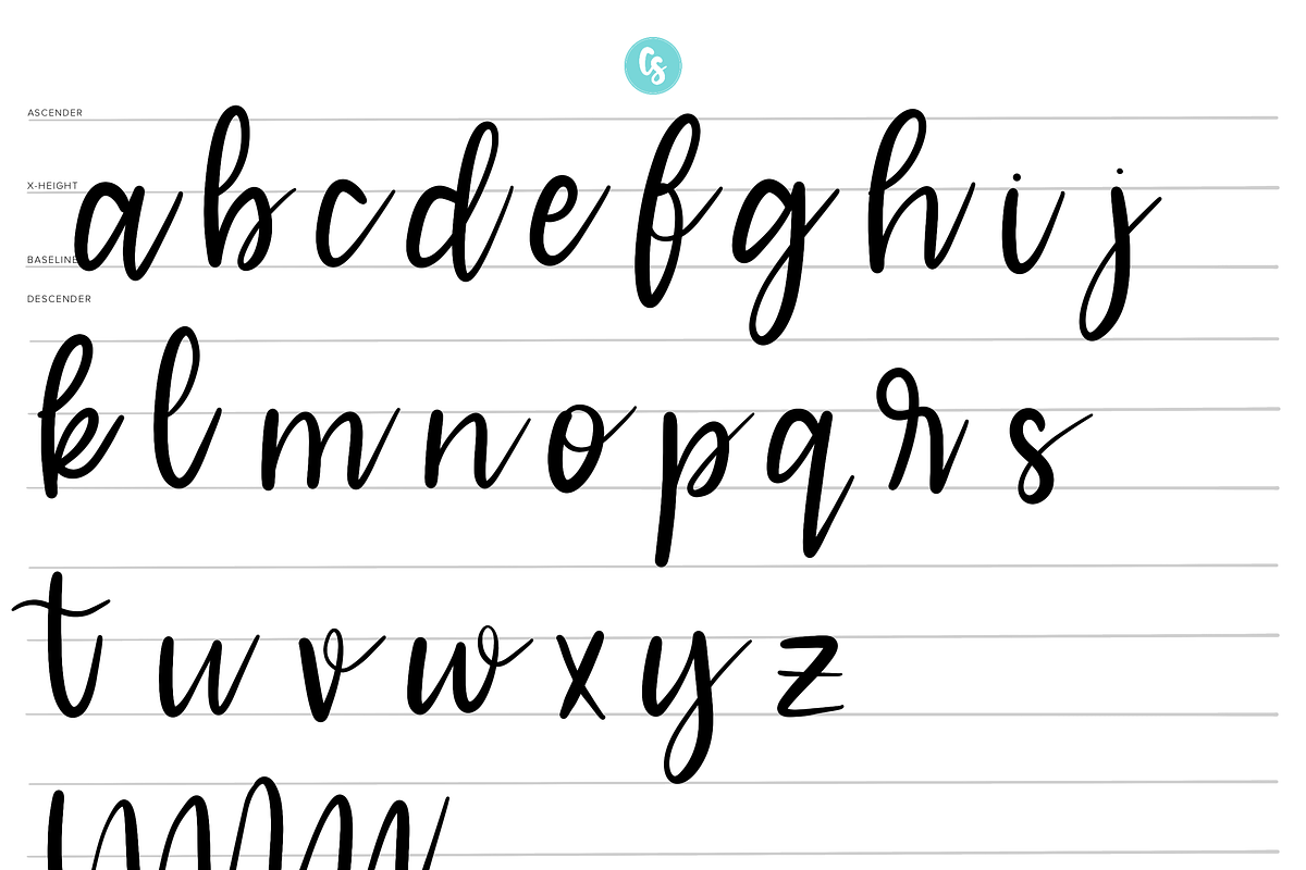 Carrie Modern Thin Procreate Brush, a Brush Add-On by Cate Shaner (Photo 2 of 4)
