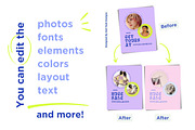 Funky Instagram Carousel Templates, a Social Media Template by Hell Yeah Designs (Thumbnail 7 of 10)
