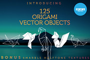 Origami Vector Objects + Bonus!, an Object Graphic by 52NINE GRAPHICS (Thumbnail 1 of 8)