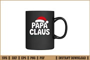Papa Claus Christmas Grandpa SVG, a Seasonal Illustration by Handy Arts Studio (Thumbnail 3 of 3)