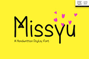 Missyu - Cute Handwritten, a Handwritten Font by Lemon Studio Type (Thumbnail 1 of 6)