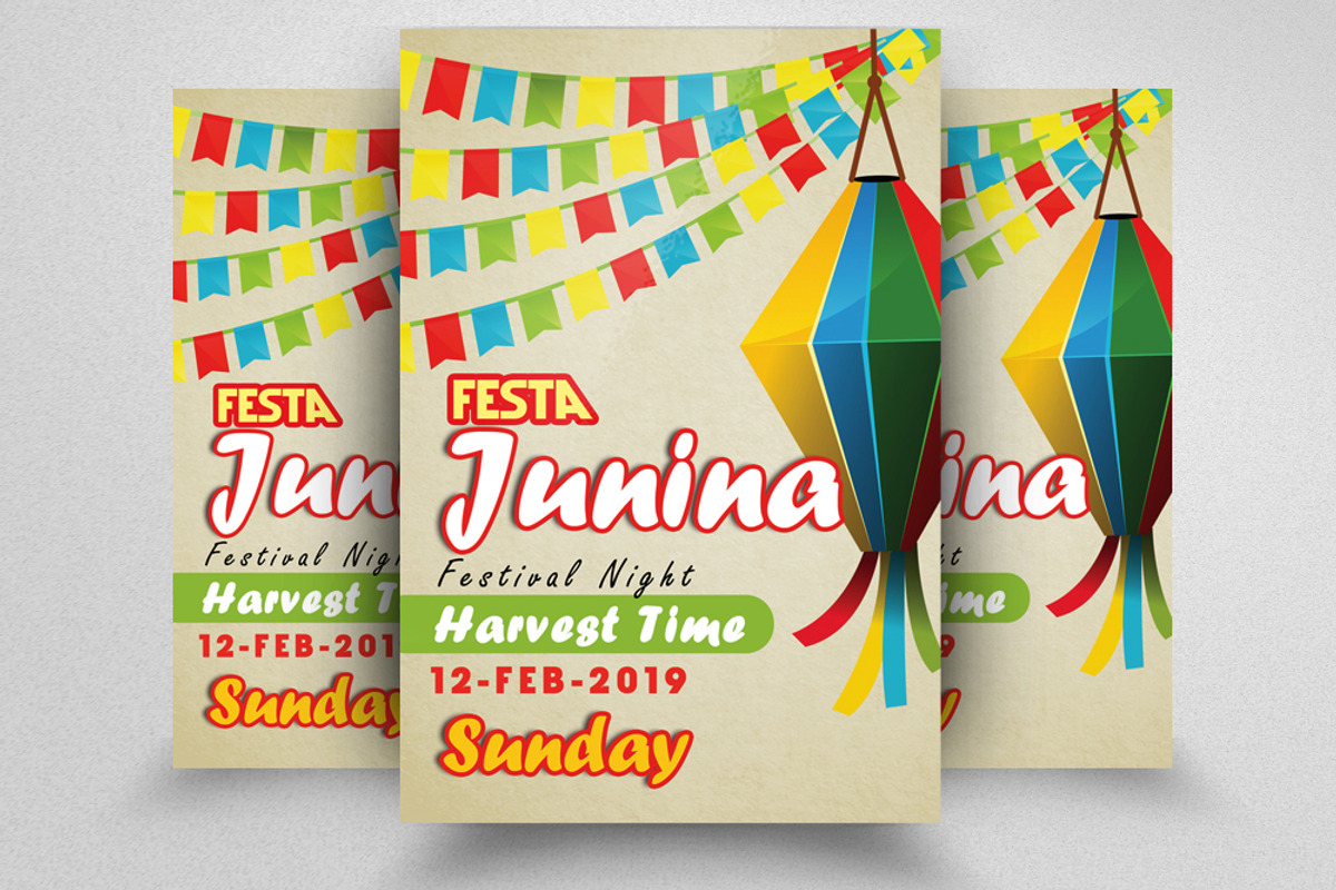 10 Festa Junina Flyer Bundle, a Flyer Template by Design Up (Photo 11 of 11)
