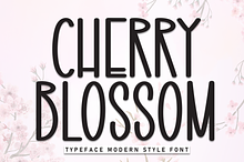 Cherry Blossom | Script Font
