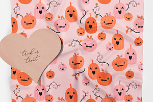 Halloween Patterns & Clipart