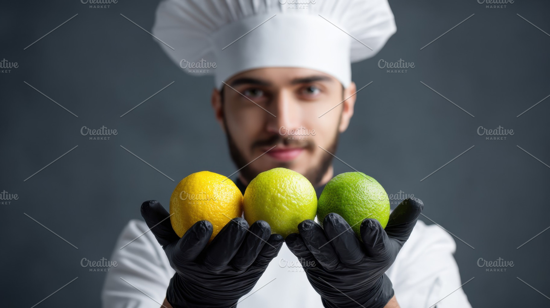 Chef has 3 citrus fruits, a Photo by Beautiful things