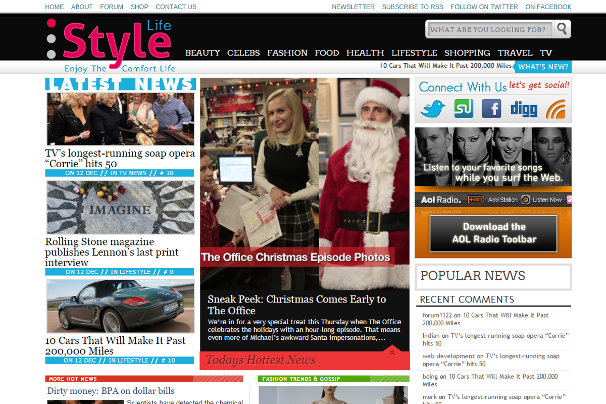 StyleLife Lifestyle Magazine Theme, a WordPress Template by Magazine3