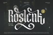 Roslenk Vol2 – Blackletter Font