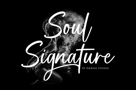 Soul Signature -Signature Font, a Script Font by Fikryal Studio