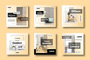 Modern Furniture Social Media Set, a Social Media Template by MightyDesign (Thumbnail 1 of 8)