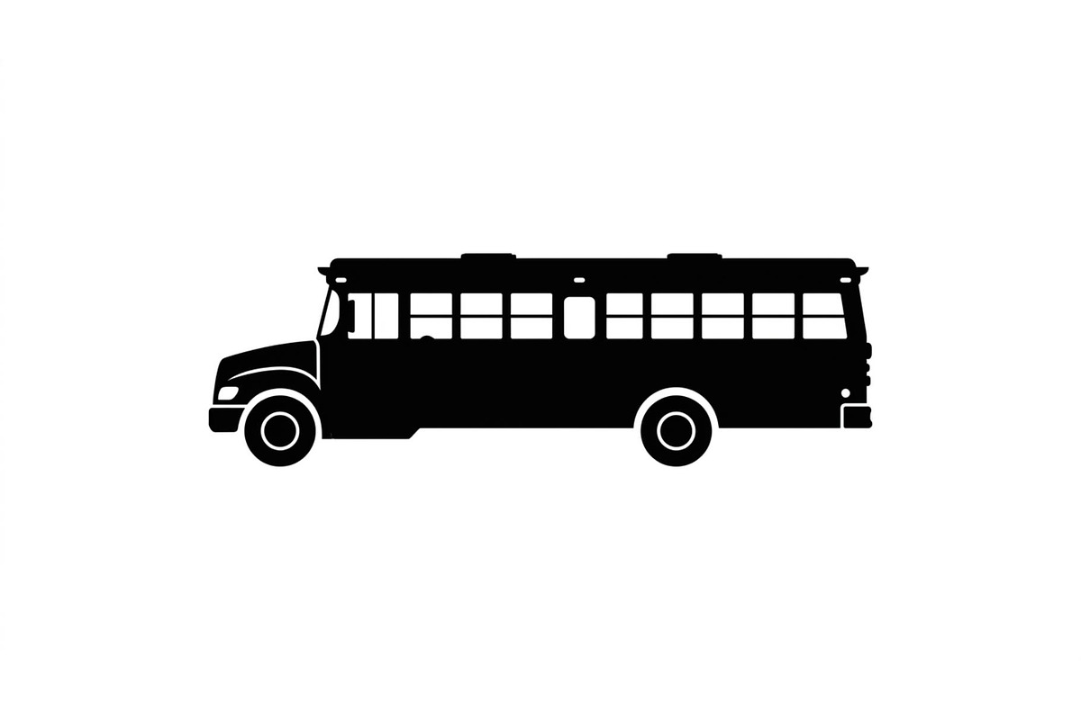 School Transit Silhouette Series, an Object Graphic by Creativeshirt (Photo 2 of 3)