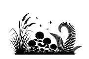 50 Garden Frame Silhouette Bundle, an Illustration by musafir_fashion (Thumbnail 6 of 51)